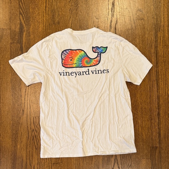 Vineyard Vines Men's Cream Short Sleeve Tee - Picture 4 of 4